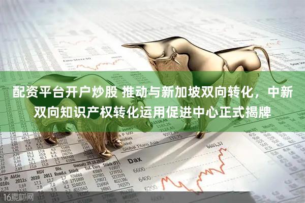 配资平台开户炒股 推动与新加坡双向转化，中新双向知识产权转化运用促进中心正式揭牌